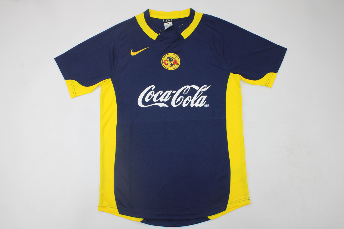 AAA Quality Club America 04/05 Away Navy Blue Soccer Jersey